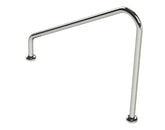 Stainless Steel Wall Hand Rail 1000mm Flanged or Concrete in